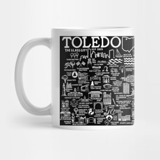 Toledo Ohio Map Mug